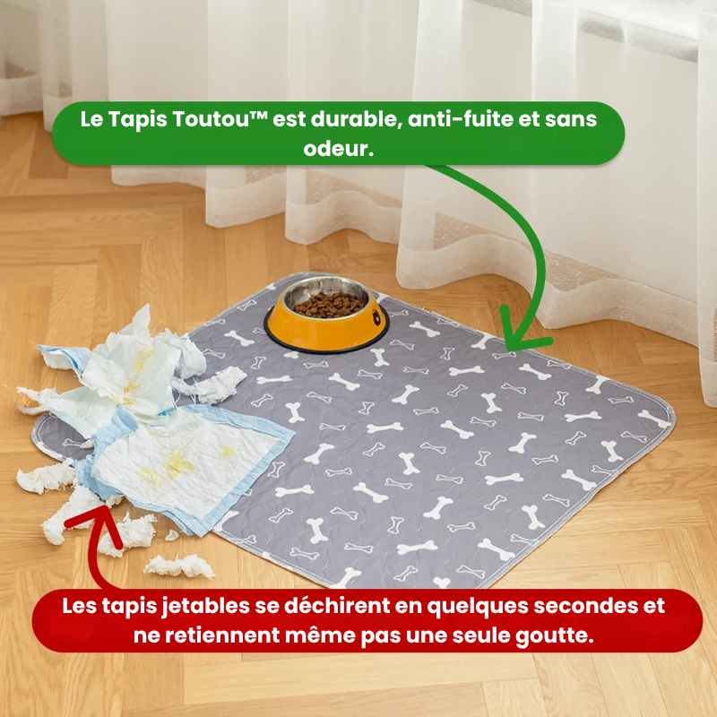 Tapis Toutou – Le dernier tapis pour faire pipi que vous aurez.