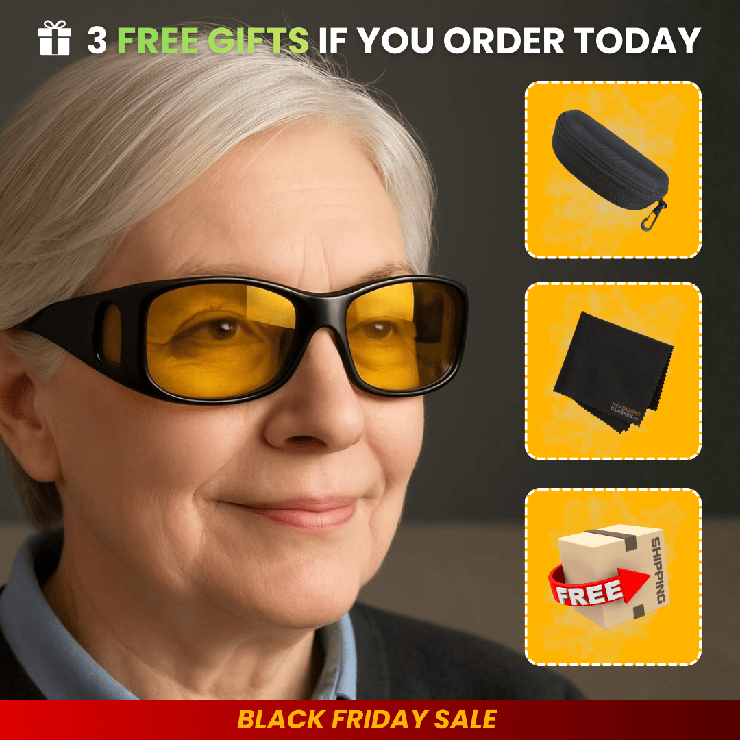 Lunettes Anti-Éblouissement™ pour Conduite Nocturne